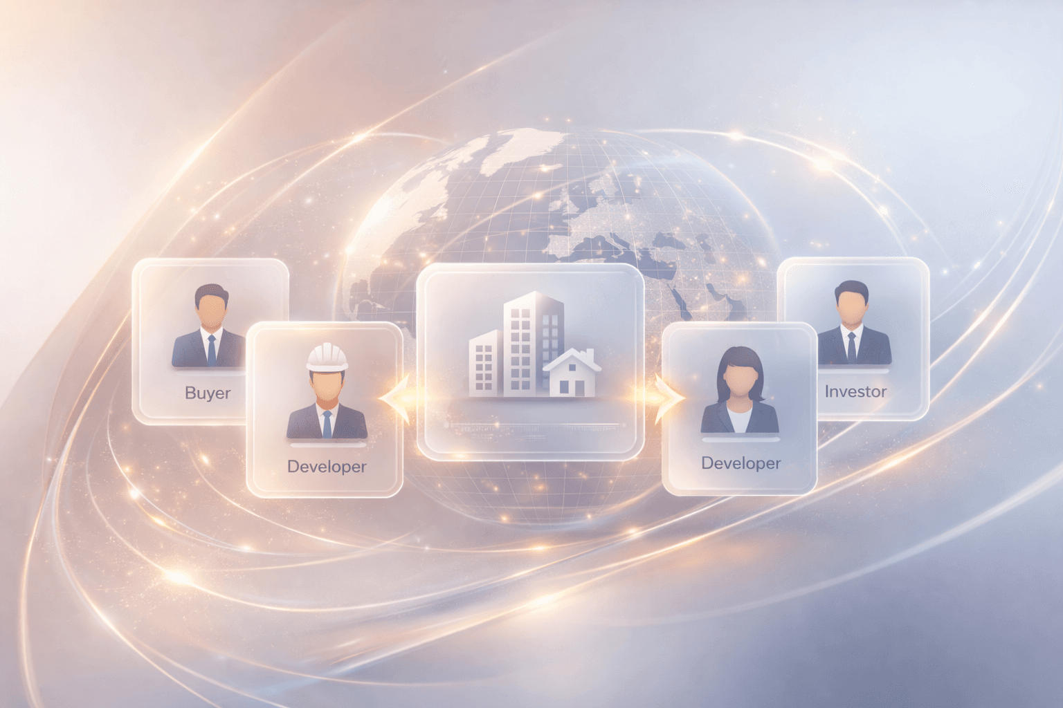 Property Networking division illustration